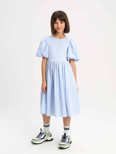 44205 Платье для девочек D996.02 голубой