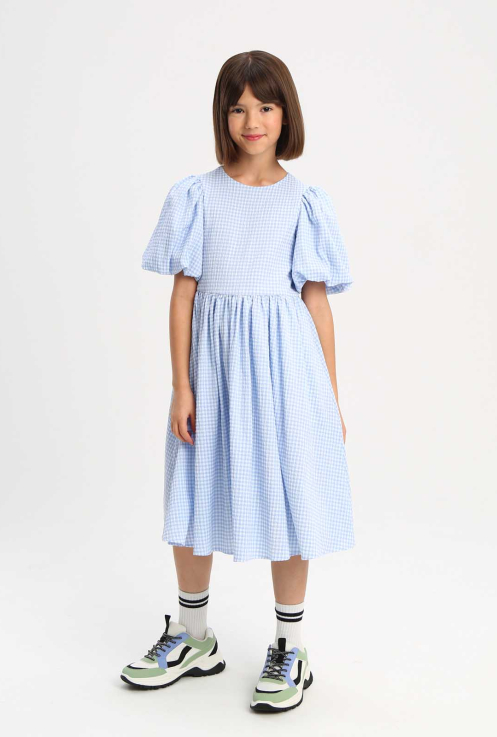 44205 Платье для девочек D996.02 голубой