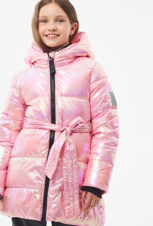 31167 Куртка (пуховик) для девочек Z127.02 розовый
