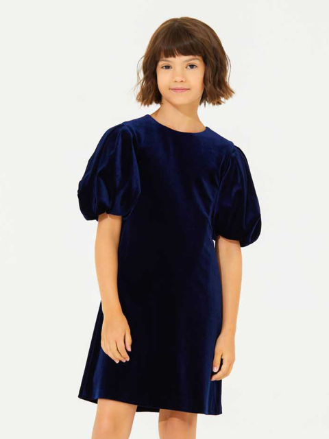 23539 Платье для девочек D602.09 синий