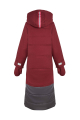 31001 Пальто для девочек зимнее Z553.02 бордовый