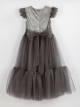21594 Платье для девочек D437.06 темно-серый