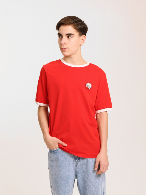 44224 Джемпер(футболка) для мальчиков T663.07 красный