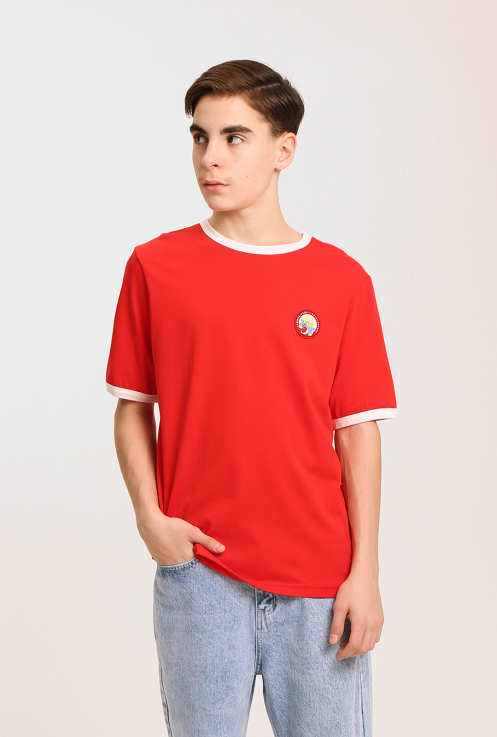 44224 Джемпер(футболка) для мальчиков T663.07 красный