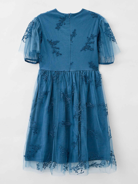 42090 Платье для девочек D647.01 морская волна