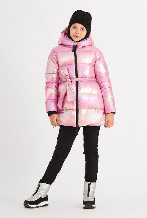 31167 Куртка (пуховик) для девочек Z127.02 розовый