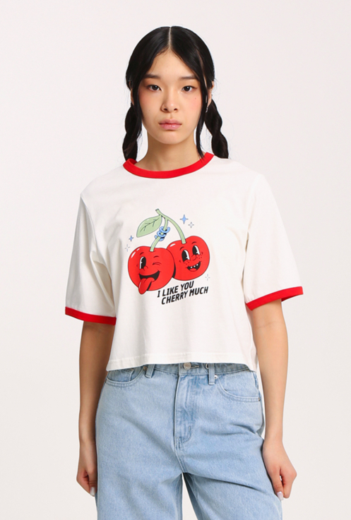 44217 Джемпер(футболка) для девочек T202.03 молочный