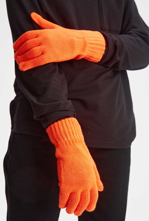 33421 Перчатки для мальчиков A620.05 оранжевый
