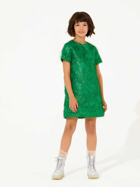 23596 Платье для девочек D982.03 зеленый
