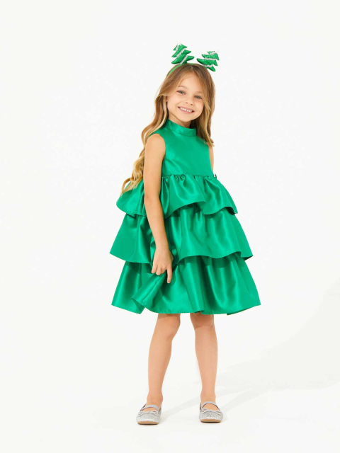 22553 Платье для девочек D772.03 зеленый