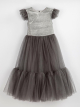 21594 Платье для девочек D437.06 темно-серый