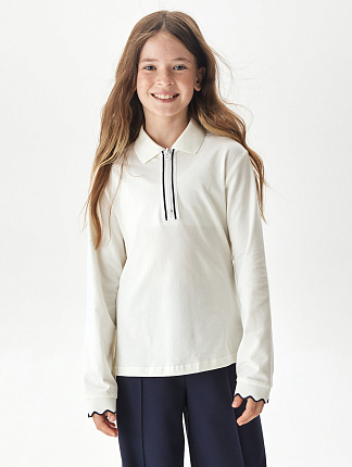 Поло с длинными рукавами