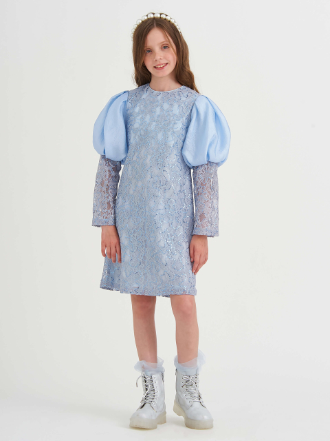 21522 Платье для девочек D559.02 голубой