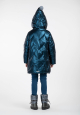30171 Куртка для девочек Z114.03 синий металлик