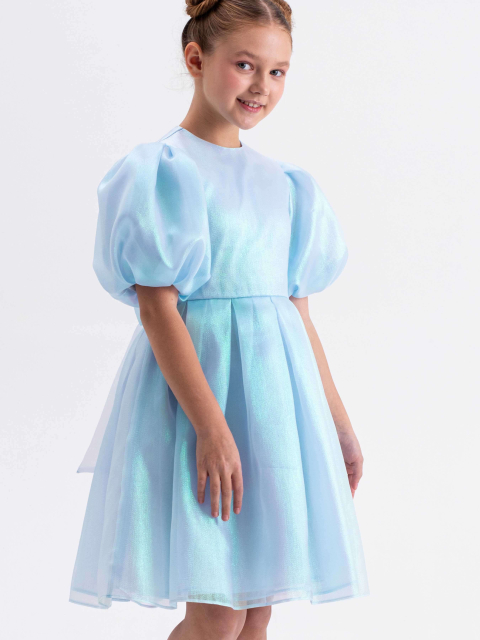 22524 Платье для девочек D788.01 голубой