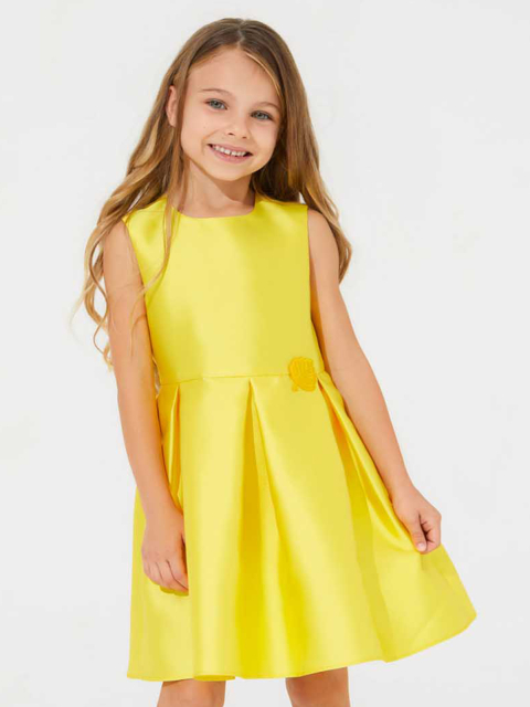 23536 Платье для девочек D948.04 желтый