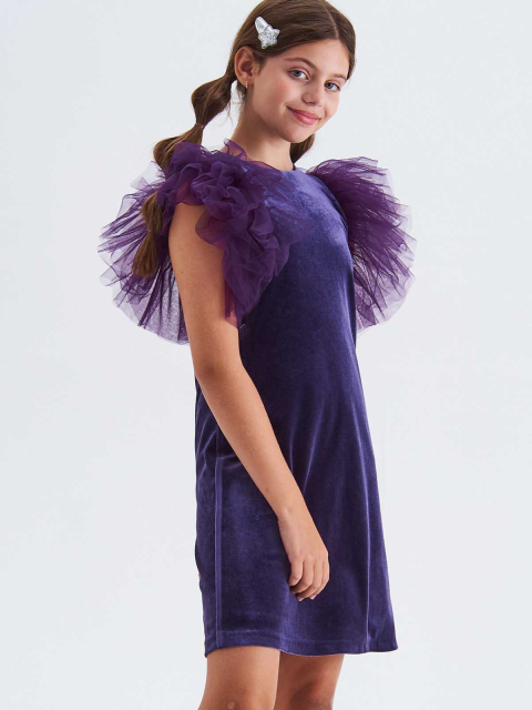 22505 Платье для девочек D778.03 фиолетовый
