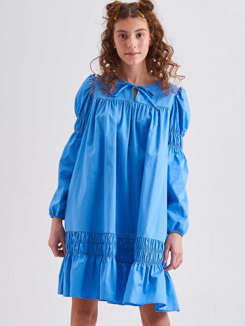 43013 Платье для девочек D840.01 ярко-синий