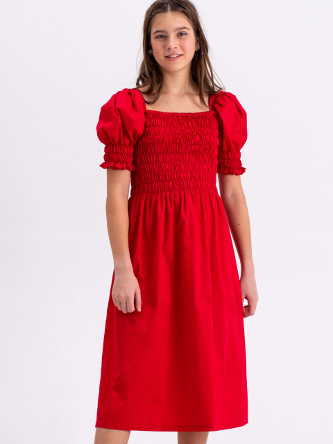 44382 Платье для девочек D649.10 красный